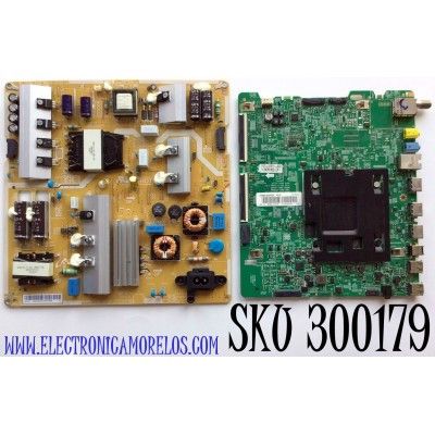 KIT DE TARJETAS PARA TV SAMSUNG / NUMERO DE PARTE MAIN BN94-12037A / BN41-02568A / BN97-12961A / FUENTE BN4400807A / L55S6_FHS / BN44-00807A / PANEL CY-GK055HGLV6H / DISPLAY LSF550FN08-L15 / BN96-39045A / MODELOS UN55MU6300FXZA FA01 / UN55MU6300FXZC FA01